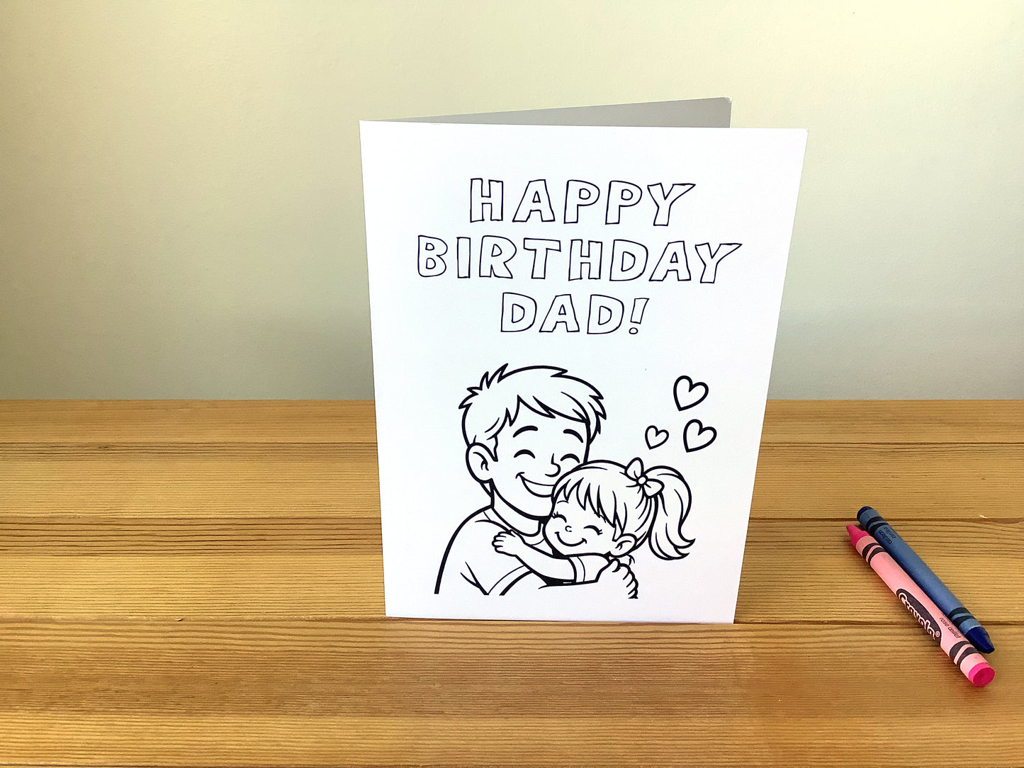 Happy Birthday~ Dad ~ Girl ~ Detailed