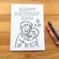 Happy Birthday ~ Dad ~ Boy ~ Detailed