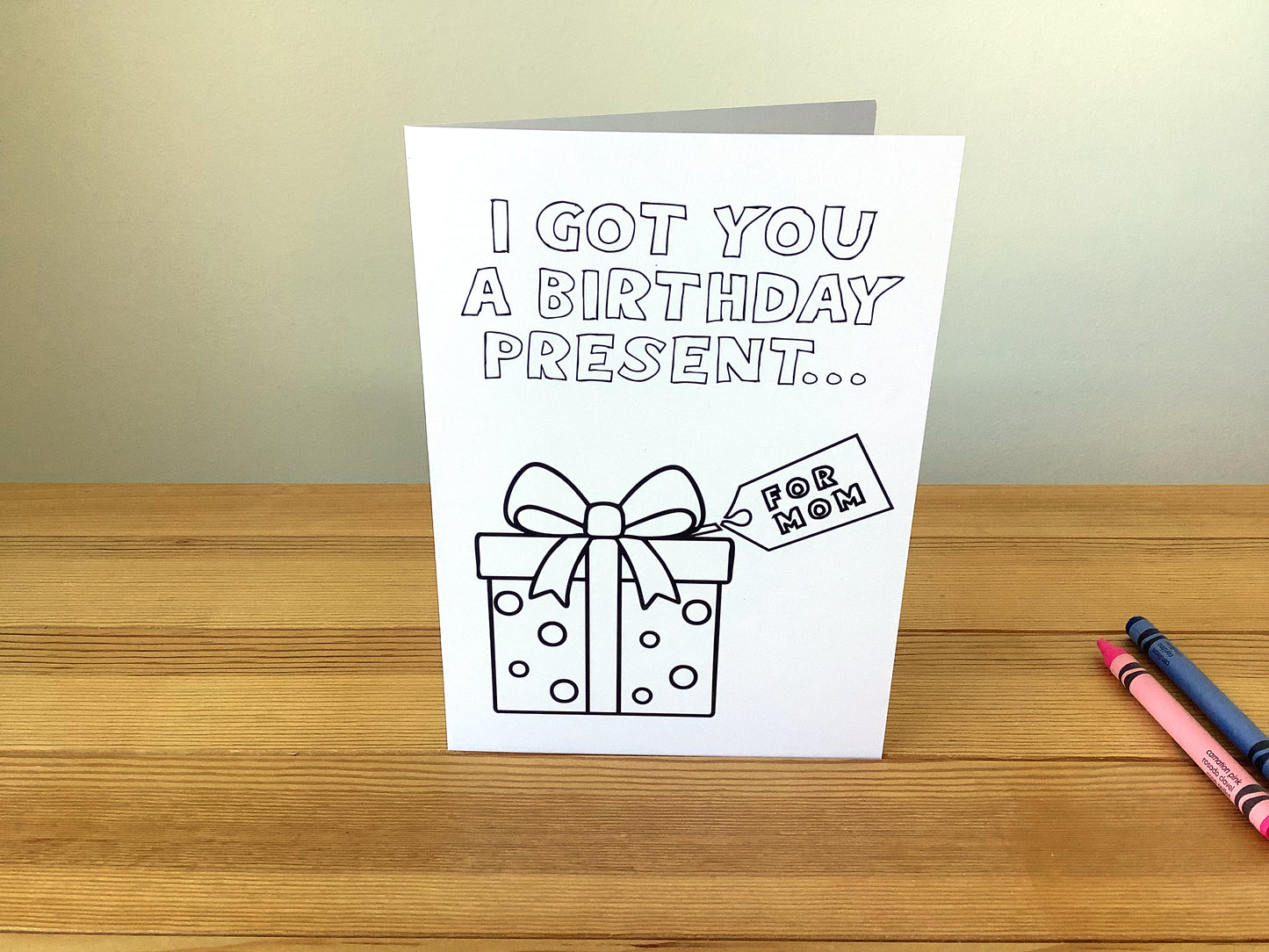 Happy Birthday ~ Mom ~ Gift Box ~ Girl