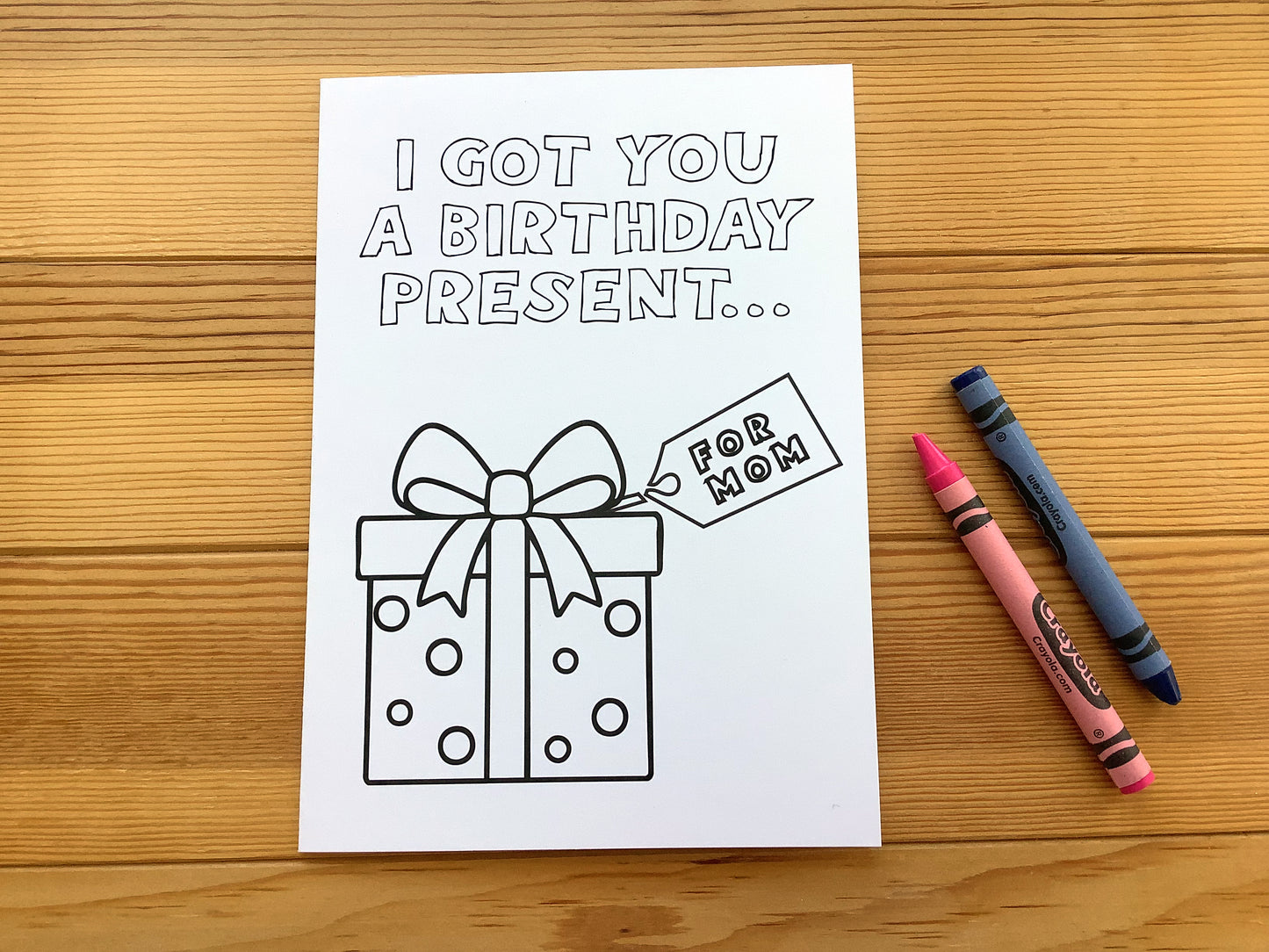 Happy Birthday ~ Mom ~ Gift Box ~ Boy