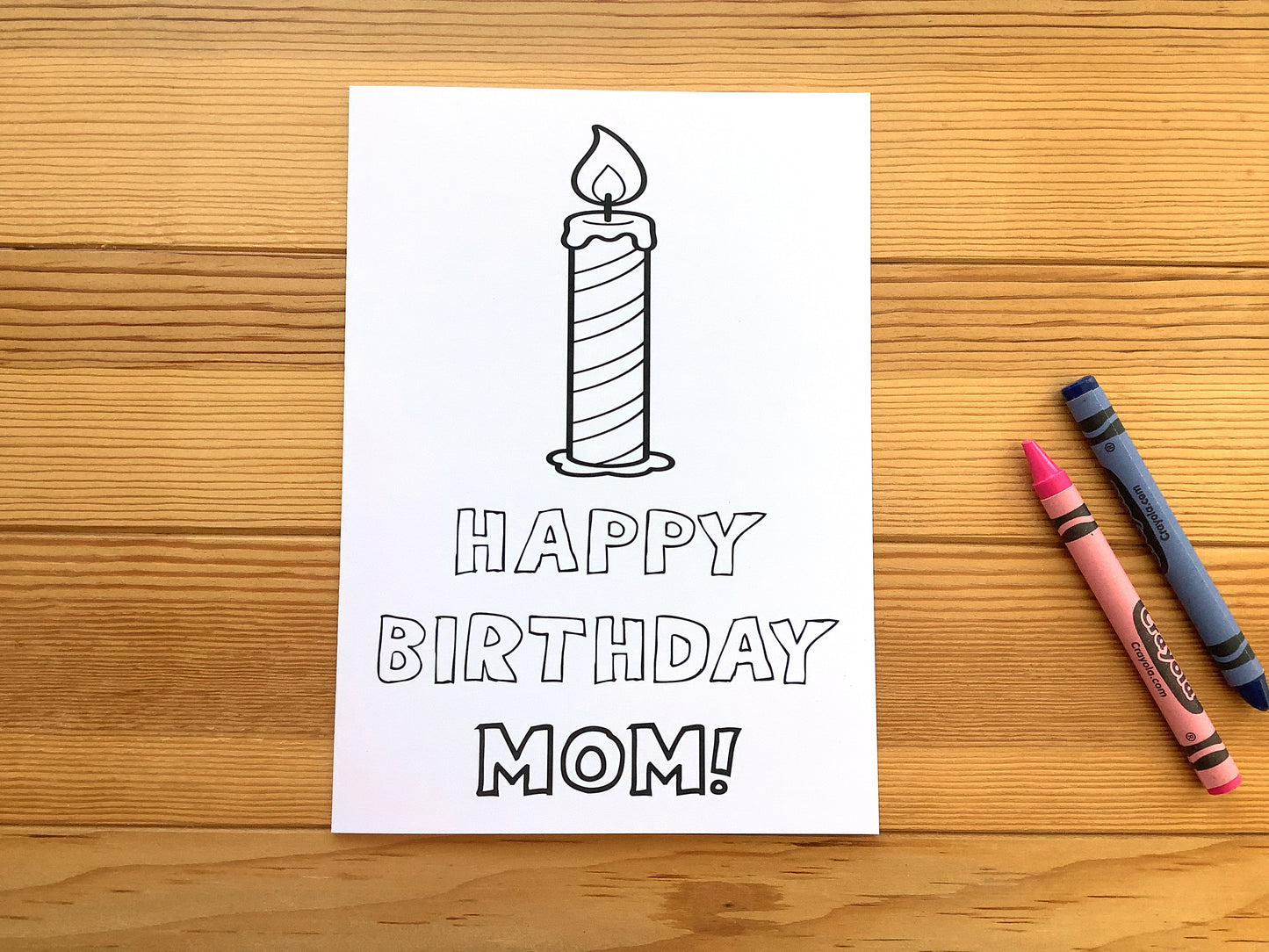 Happy Birthday ~ Mom ~ One Candle