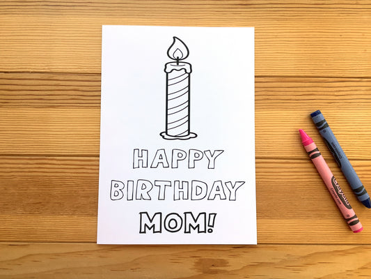 Happy Birthday ~ Mom ~ One Candle